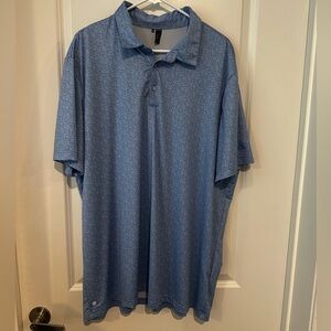 Adidas Men’s Ultimate Allover Print Golf Polo
